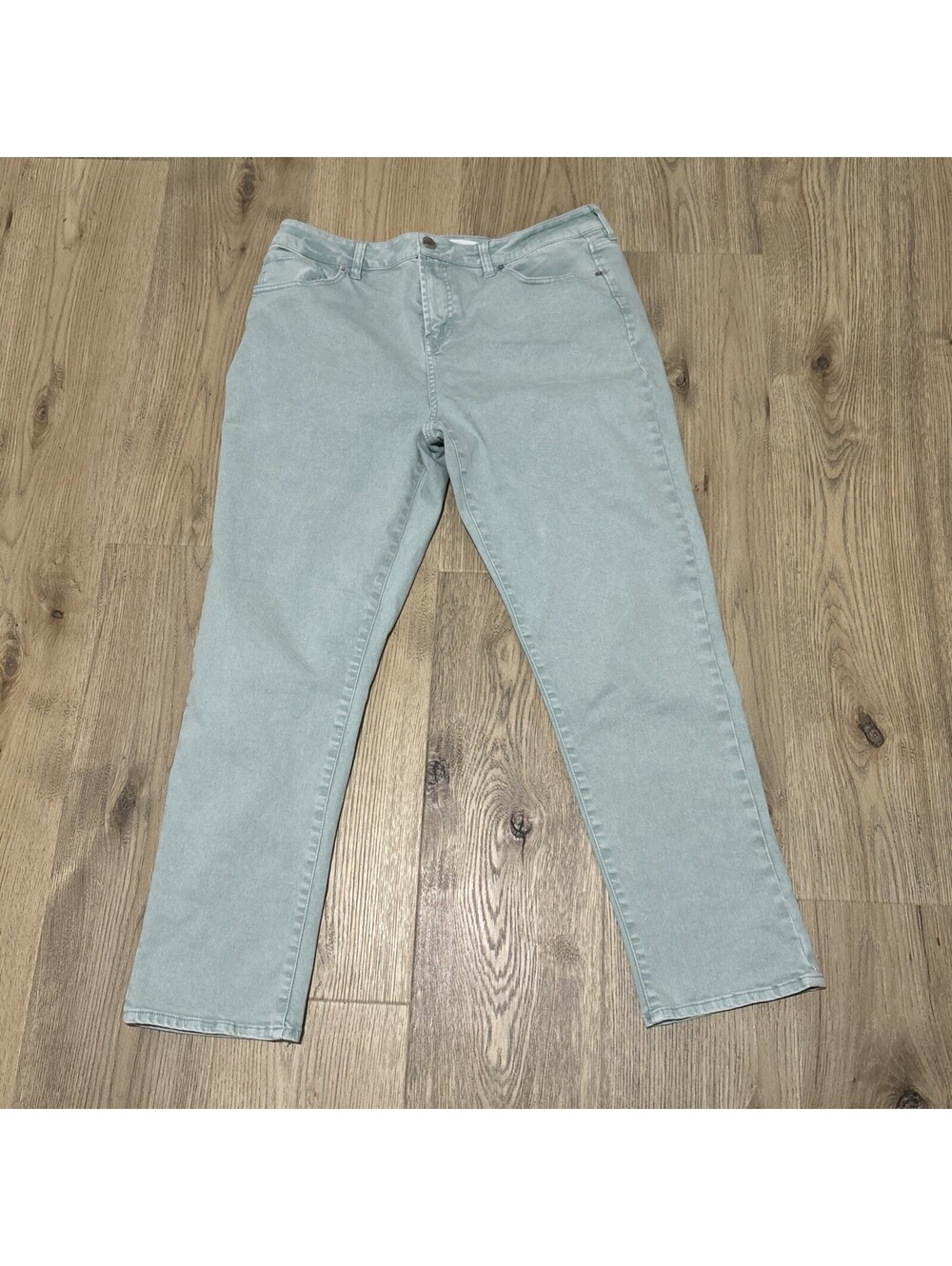 Dear John light mint green stretch High Rise Skinny Leg Denim Jeans 31